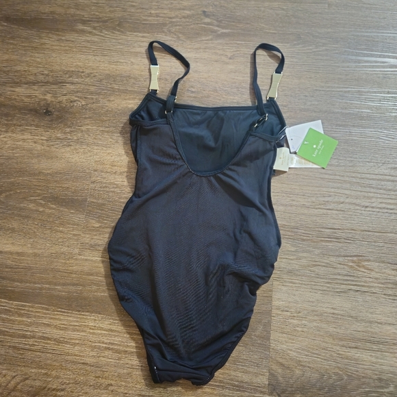 KATE SPADE Black One Piece Swimsuit MWT sz XS - Picture 7 of 10